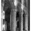 Interior view of New Abbey Parish Kirk - arcade