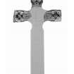 Iona, St Oran's Cross.
Photographic copy showing reconstruction of reverse face.