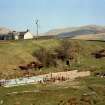 General view of caves, looking across sheep-pens from S.