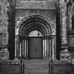 Detail of West doorway at New Abbey Parish Kirk