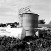 Edenwood Steading: View of grain drier and silo from NE