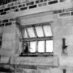 Edenwood Steading: Detail of window in byre