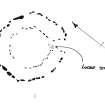 Plan of hut-circle 7 (NO 0809 4830) (filed in photograph box file)