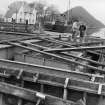 Twechar opening bridge, tail span and boxes for cast iron ballast