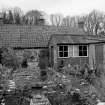 Exterior - garden elevation and shell sculptures