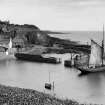View of Crail harbour, Shoregate, from south west.