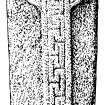 Publication drawing; carved stone (1), Kilmichael Glassary