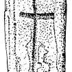 Publication drawing; carved stone (1), Kilmun.