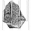 Publication drawing; Meigle No.27, fragment of a cross-slab recovered from the church in 1869