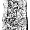 Publication drawing; St Madoes No. 1 (now in PMAG), cross-slab from the burial-ground of the parish church (reverse). 