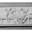 Kinghorn Burgh School, Pettycur Road. Entrance Hall. 
Detail of plaster freize.