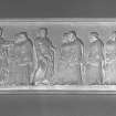 Kinghorn Burgh School, Pettycur Road, entrance hall.
Detail of plaster freize.