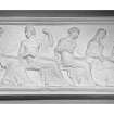 Kinghorn Burgh School, Pettycur Road, entrance hall.
Detail of plaster freize.