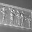 Kinghorn Burgh School, Pettycur Road, entrance hall.
Detail of plaster freize.