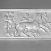 Kinghorn Burgh School, Pettycur Road, entrance hall.
Detail of plaster freize.