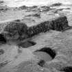 Old Harbour.
Post-holes in rock.