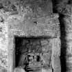 Old Mains Rattray
View of armorial lintel over fireplace.