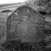 Rait churchyard, grave marker.