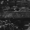 Detail of inscribed dovecot lintel.
Insc: '17.IL (loveheart) EM.10'.