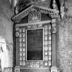 Dunkeld, Dunkeld Cathedral.
View of monument to the Marquess of Atholl, d. 1703, South wall.