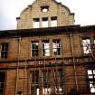 27 Queensgate, Queensgate Hotel.
View of street front with scaffolding following fire damage.