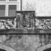Balnagown Castle.
Detail of carved panels above entrance.