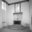 Ardross Castle.
Interior-general view of empty Chapel from West.