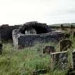 Crosskirk, Tuquoy. View of remains of church.