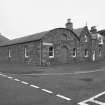 Custom House, Custom House Street, Ullapool.
View of West end of building of former drill hall from South West with instructors house on E side.