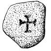 Cathedral, Cumbrae. Cross marked stone.
Digital copy of DC 41403.