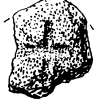 Digital copy of drawing of Inchmarnock, cross-marked stone (no.2). Now in Bute Museum.