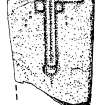 St Donnan's Church, Eigg. Fragment of cross-marked slab 1.
Digital copy of DC 41468.