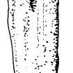Digital copy of drawing of cross-incised slab, Kilmore, Sleat.