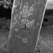 Eilean Fhianain. Cross-incised slab.
