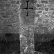St Columba's Chapel, Poltalloch. N face of early Christian cross-slab from Barnakill.