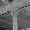 Ardbeg Distillery.
Interior of Bonded Warehouse, detail of cast-iron column head.