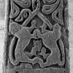 Medieval Cross, Kilchoman Church.
Detail of shaft, face A (1B 217).