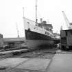 Port Glasgow, Lamont's Castle Yard
View looking NW of Paddle Steamer Waverley on slip