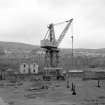 Greenock, Belhaven Street, Glen Shipyard
View looking S of old crane