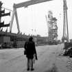 Greenock, Belhaven Street, Glen Shipyard
View looking N of big crane (225 ton)