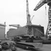 Port Glasgow, Kingston Yard
View looking SE of bulk carrier under construction