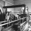 Selkirk, Philiphaugh Mill, interior
View showing 250 hp twin tandem-compound mill engine of 1912