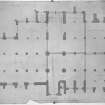 Plan of building as it stood in 1818 by Archibald Elliot