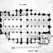 Photographic copy of plan of St Giles' Cathedral drawn c1910