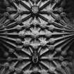 Interior-detail of roof in Thistle Chapel