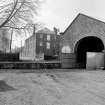 Newtyle, Old Station and 28-30 South Street
View from N showing SE front of train shed and NE corner of 28-30 South Street