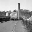 Jedburgh, Barrass Tannery
View from SE (Upper Bongate Gardens) showing main building and chimney