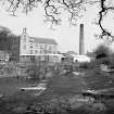 Jedburgh, Barrass Tannery
View from S showing river, main and subsidiary buildings and chimney