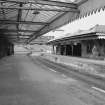 General view of station canopies from S, Hawick railway station