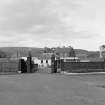 Lennoxtown, Station Road, Kali Nail Works, main entrance
View from ENE